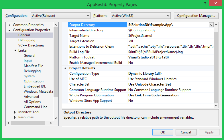 Visual Studio Example Programs
