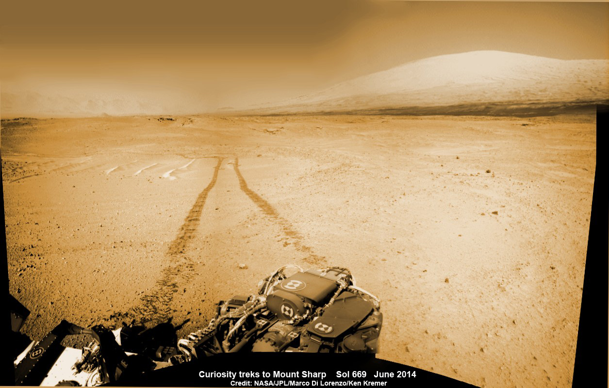 Очередное достижение Curiosity: выход из области посадочного эллипса