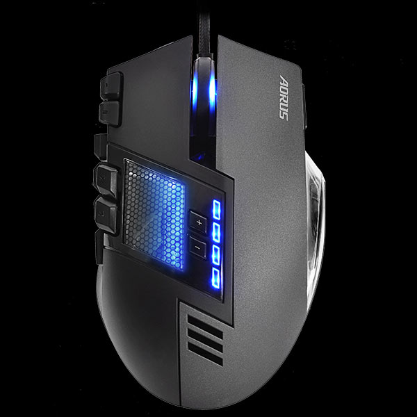 В мыши Aorus Thunder M7 используется лазерный датчик разрешением 8200 точек на дюйм
