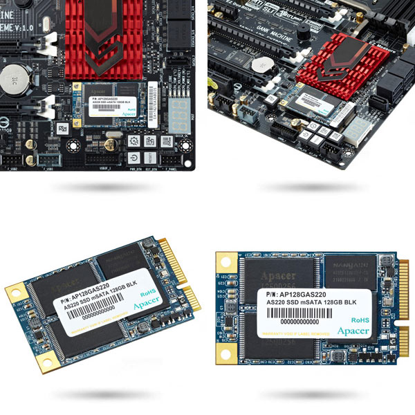 Доступны SSD Apacer AS220 объемом 32, 64 и 128 ГБ