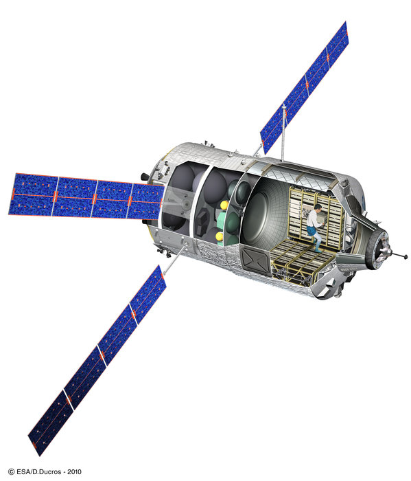ESA понаблюдает за крушением космического грузовика в атмосфере Земли изнутри корабля
