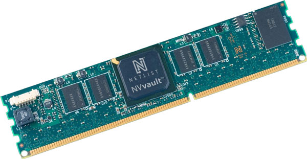 В модулях NVvault NVDIMM используется контроллер собственной разработки Netlist