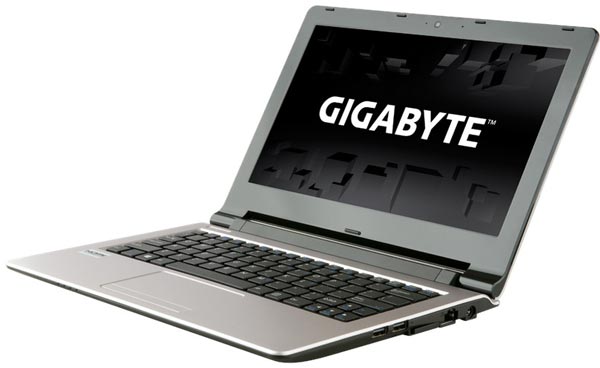 Легкий ноутбук Gigabyte Q21 весит 1,35 кг