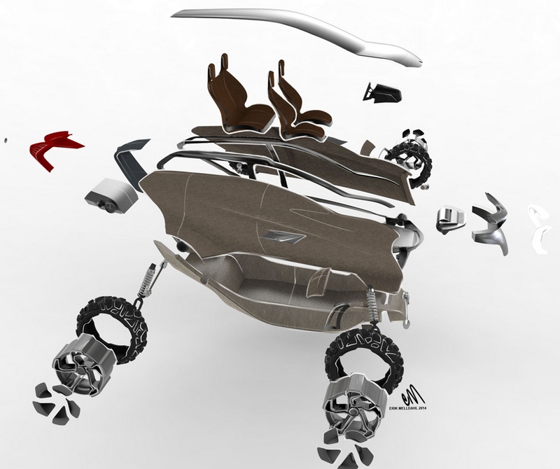 Maasaica – 3D печатный биоорганический автомобиль