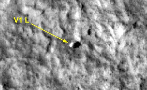 Марсианский булыжник оставил след, видимый с орбиты