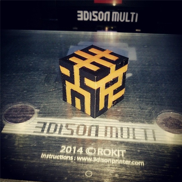 Корейский 3d принтер 3Dison. Печатаем пластиком, металлом, шоколадом, а потом гравируем лазером