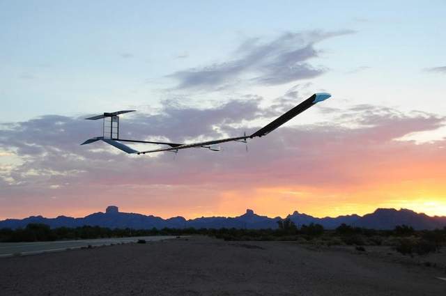 Беспилотный самолет на солнечных батареях Zephyr 7 продержался в воздухе 11 дней в зимних условиях