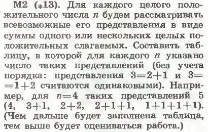 Первая Всесоюзная олимпиада школьников по программированию (информатике) 1988 года