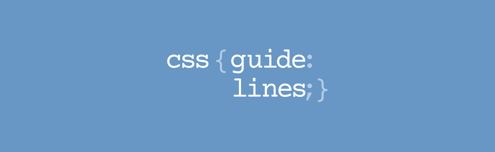 CSS GuideLines, часть 1.Синтаксис и форматирование