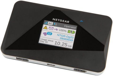 Мобильная точка доступа Netgear AirCard 785 поддерживает два диапазона Wi-Fi