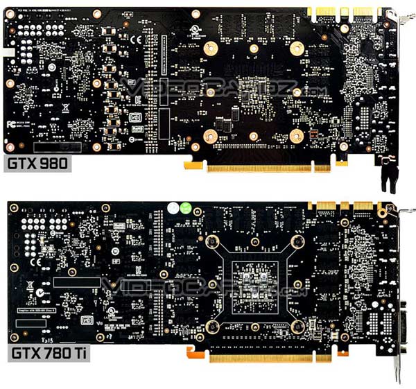 Дополнительное питание GeForce GTX 980 получает по двум шестиконтактным разъемам