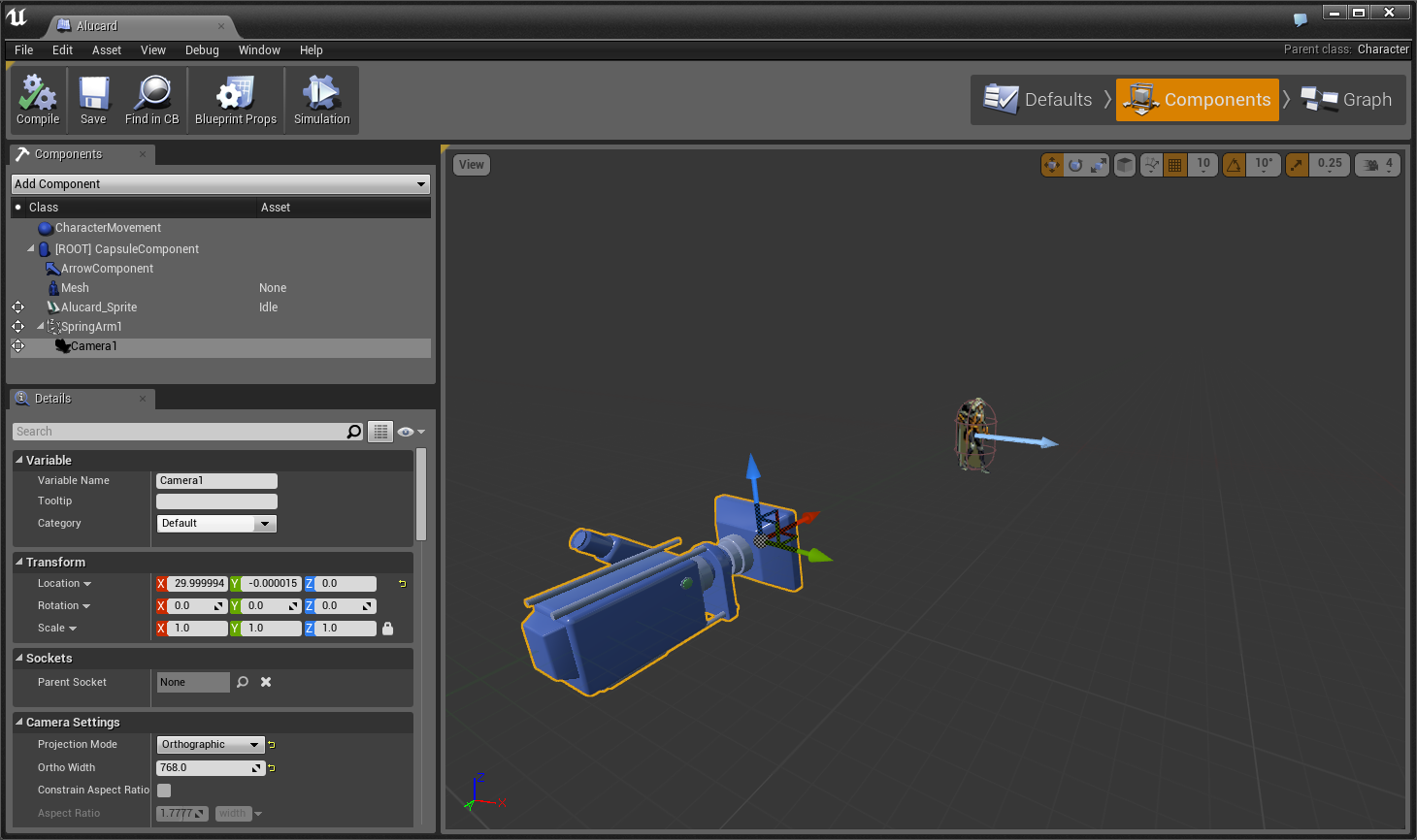 Создаем 2D платформер при помощи Unreal Engine 4. Часть 1 — Игровой персонаж, движение