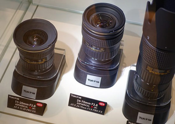 Tokina привезла на Photokina прототипы объективов AT-X 11-20mm f/2.8 PRO DX и AT-X 24-70mm f/2.8 PRO FX