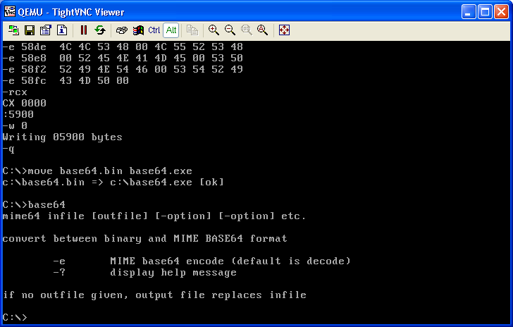Передача файлов в изолированную виртуальную машину под управлением DOS с помощью… клавиатуры