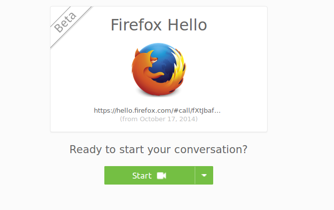 В Firefox beta появилась возможность совершать видеозвонки без установки дополнительного ПО и регистрации