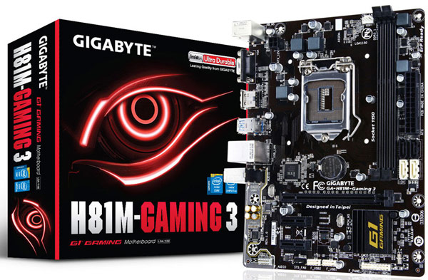 Плата Gigabyte H81M-Gaming 3 поддерживает процессоры Intel в исполнении LGA 1150