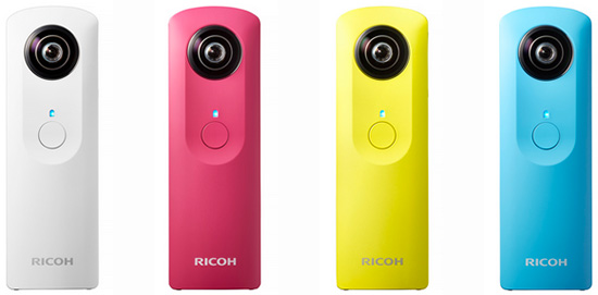 Продажи новой камеры Ricoh Theta начнутся 14 ноября