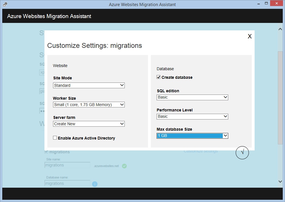 Миграция сайтов в облако вместе с Azure Websites Migration Assistant