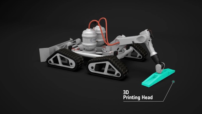 3D печать лунной базы