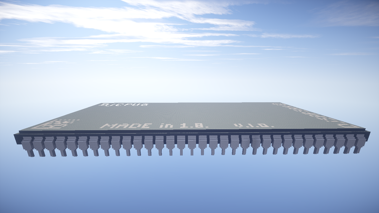 Полноценный процессор в Minecraft: как он работает, как на нем программировать и для чего он? - 1 Полноценный процессор в Minecraft: как он работает, как на нем программировать и для чего он? - 1