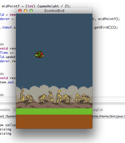 [LibGDX] Создаем клон Flappy Bird — Zombie Bird - 56