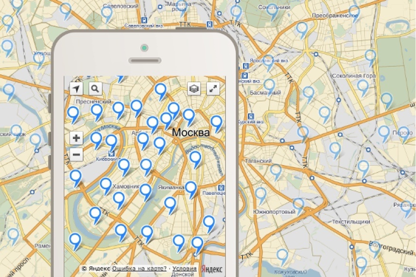 ObjectManager в API Яндекс.Карт. Как быстро отрисовать 10000 меток на карте и не затормозить всё вокруг - 1