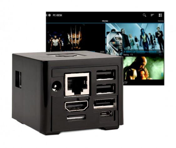 Мини-ПК CuBoxTV заключен в кубический корпус со сторонами 2 дюйма - 2