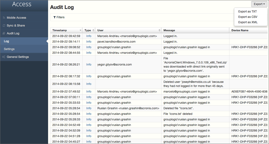 Sync, share & secure – три в одном с помощью Acronis Access 7 - 6 Sync, share & secure – три в одном с помощью Acronis Access 7 - 6