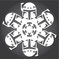 Снежинки в стилистике StarWars своими руками - 18