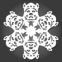 Снежинки в стилистике StarWars своими руками - 39