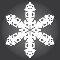 Снежинки в стилистике StarWars своими руками - 40