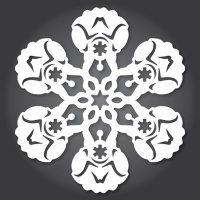 Снежинки в стилистике StarWars своими руками - 53
