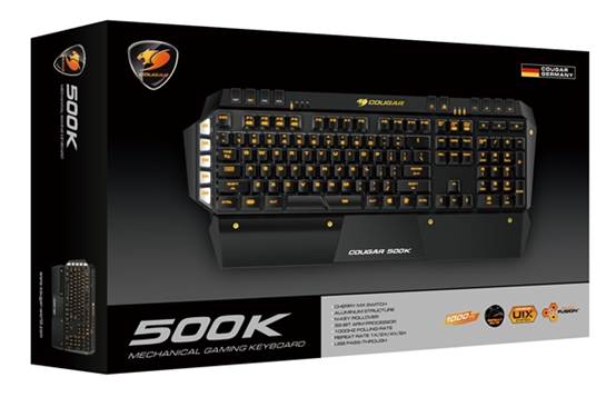 Cougar представила мембранную игровую клавиатуру Cougar 500K - 2