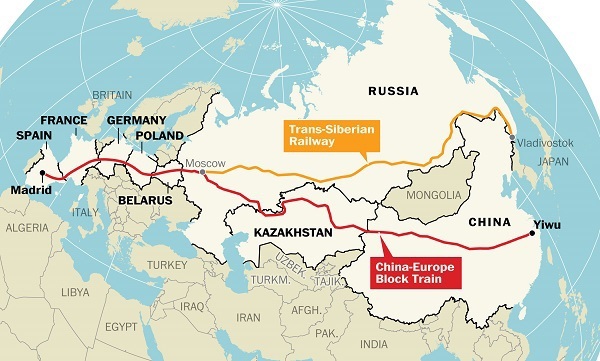 Длинный путь из Китая в Испанию: Евразия восстанавливает древние торговые пути - 1