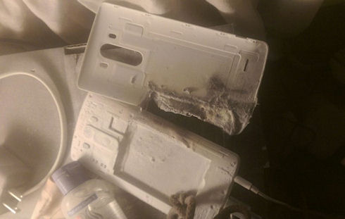 Батарея LG G3 взорвалась на глазах владелицы