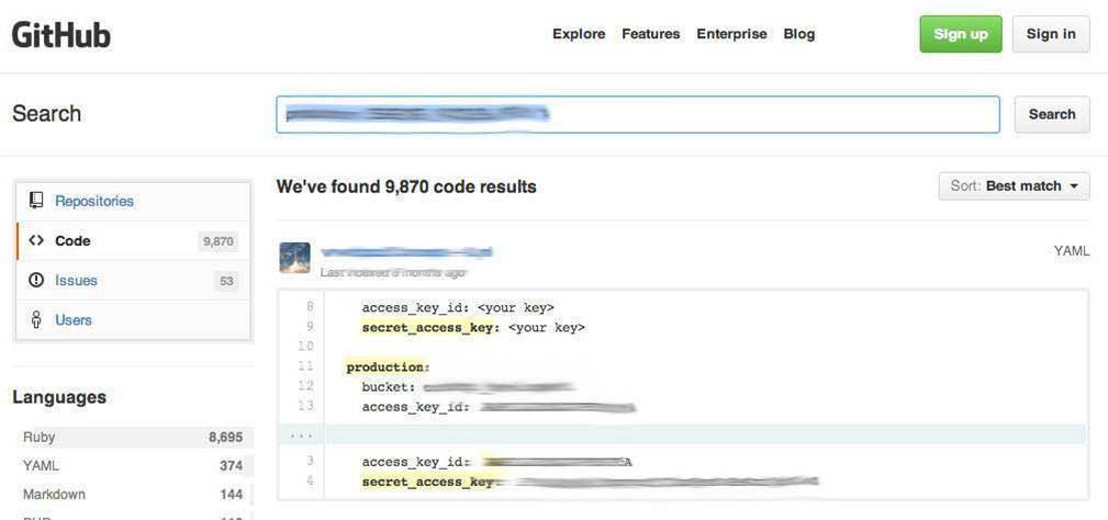 Боты сканируют GitHub в поисках ключей Amazon AWS - 2