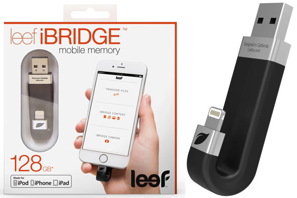 Накопители Leef iBridge доступны объемом 16, 32, 64, 128 и 256 ГБ