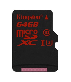 Карточки памяти Kingston Digital microSD UHS-I Speed Class 3 подходят для съемки видео 4K