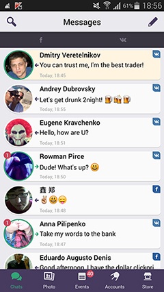 FLiPSi — одно приложение для переписки во всех социальных сетях - 1