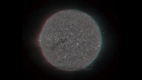 NASA опубликовало трехмерные фотоcнимки Солнца (ФОТО)