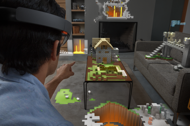 Microsoft представила очки дополненной реальности HoloLens - 7