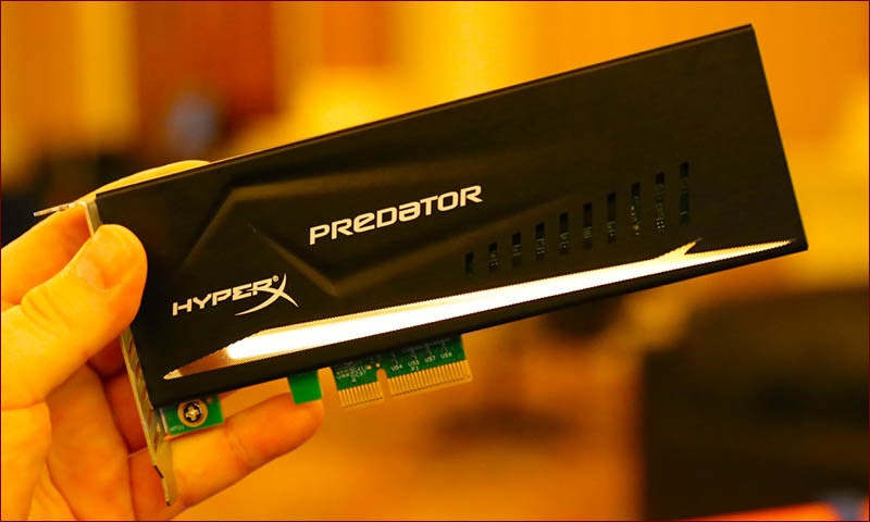 Компания Kingston анонсировала высокопроизводительный PCIe SSD Kingston HyperX Predator - 5
