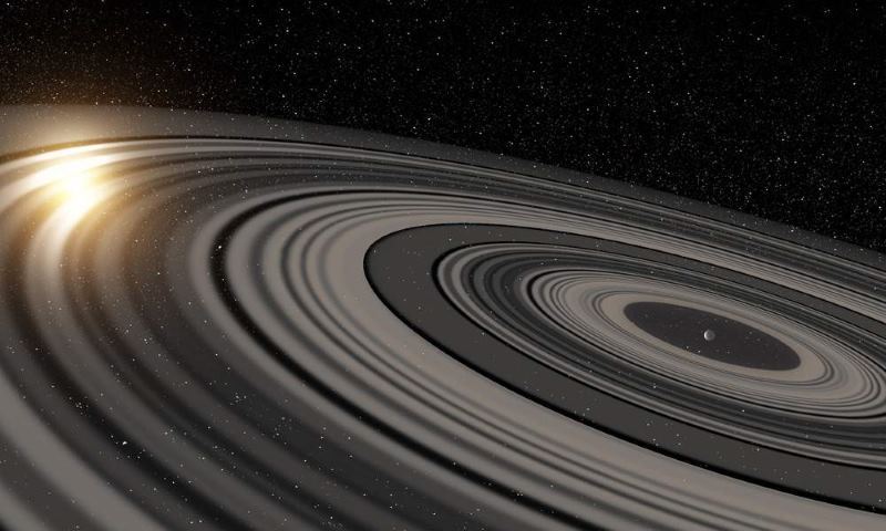Ученые обнаружили супер-Сатурн с суперкольцами - 1