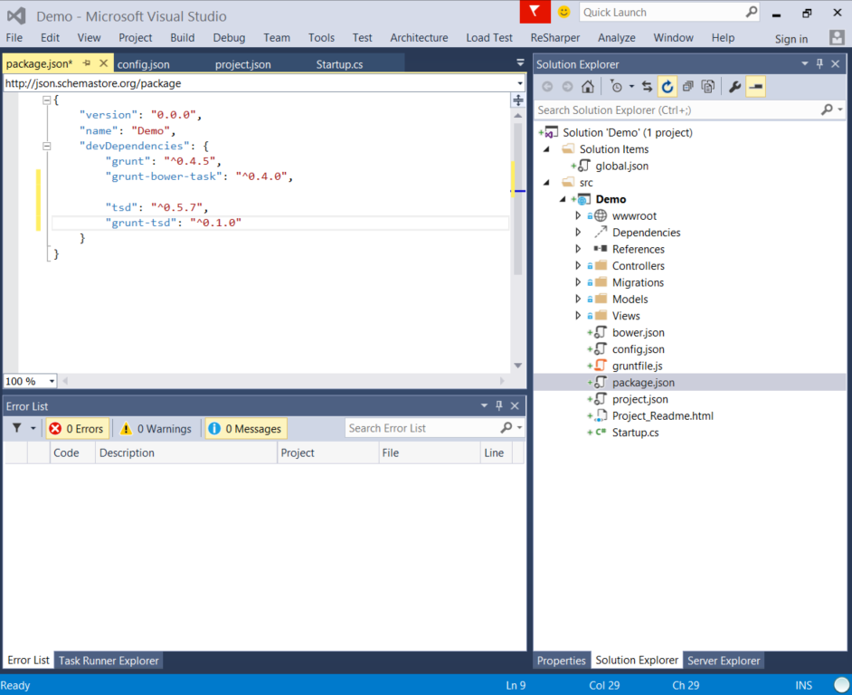 Использование TypeScript (на примере angularjs) в Visual Studio 2015 - 2