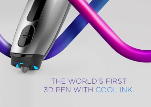 Создан 3D принтер в виде ручки с уникальной технологией холодной печати