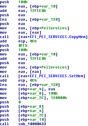 Простые приемы реверс-инжениринга UEFI PEI-модулей на полезном примере - 13