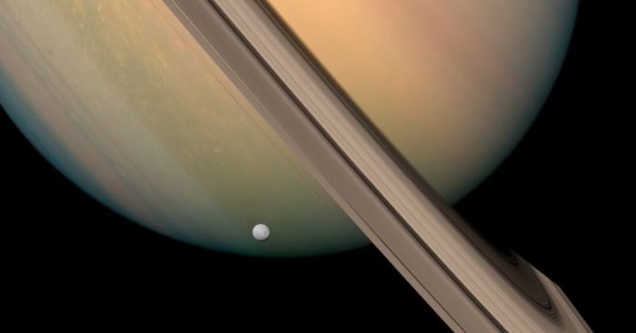 Пролет «Кассини» рядом с Сатурном: анимационное видео в 4К - 1