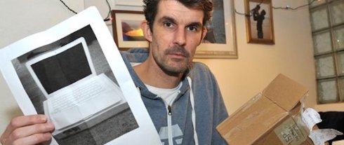 Британец заказал на eBay MacBook за $450, а получил фотографию ноутбука