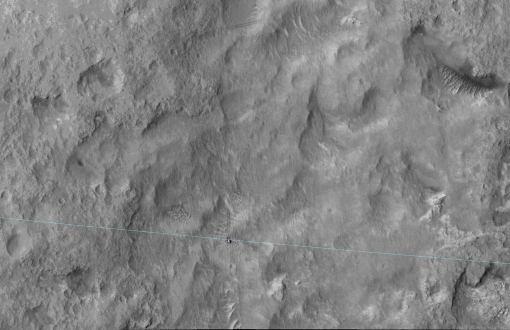 Наблюдаем за Curiosity с орбиты (2012-2015) - 12