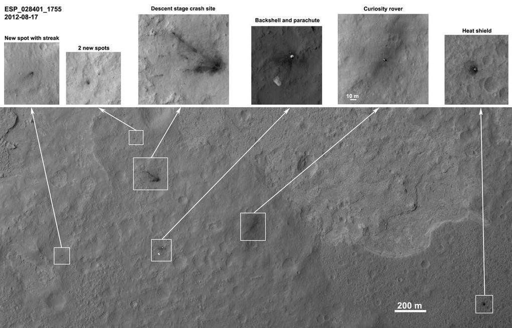 Наблюдаем за Curiosity с орбиты (2012-2015) - 4